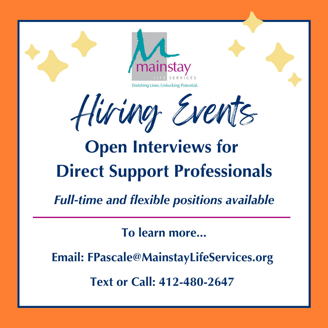Hiring Events - Open Interviews for Direct Support Professionals