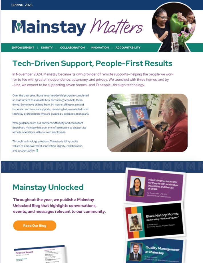 Spring 2025 – Mainstay Matters